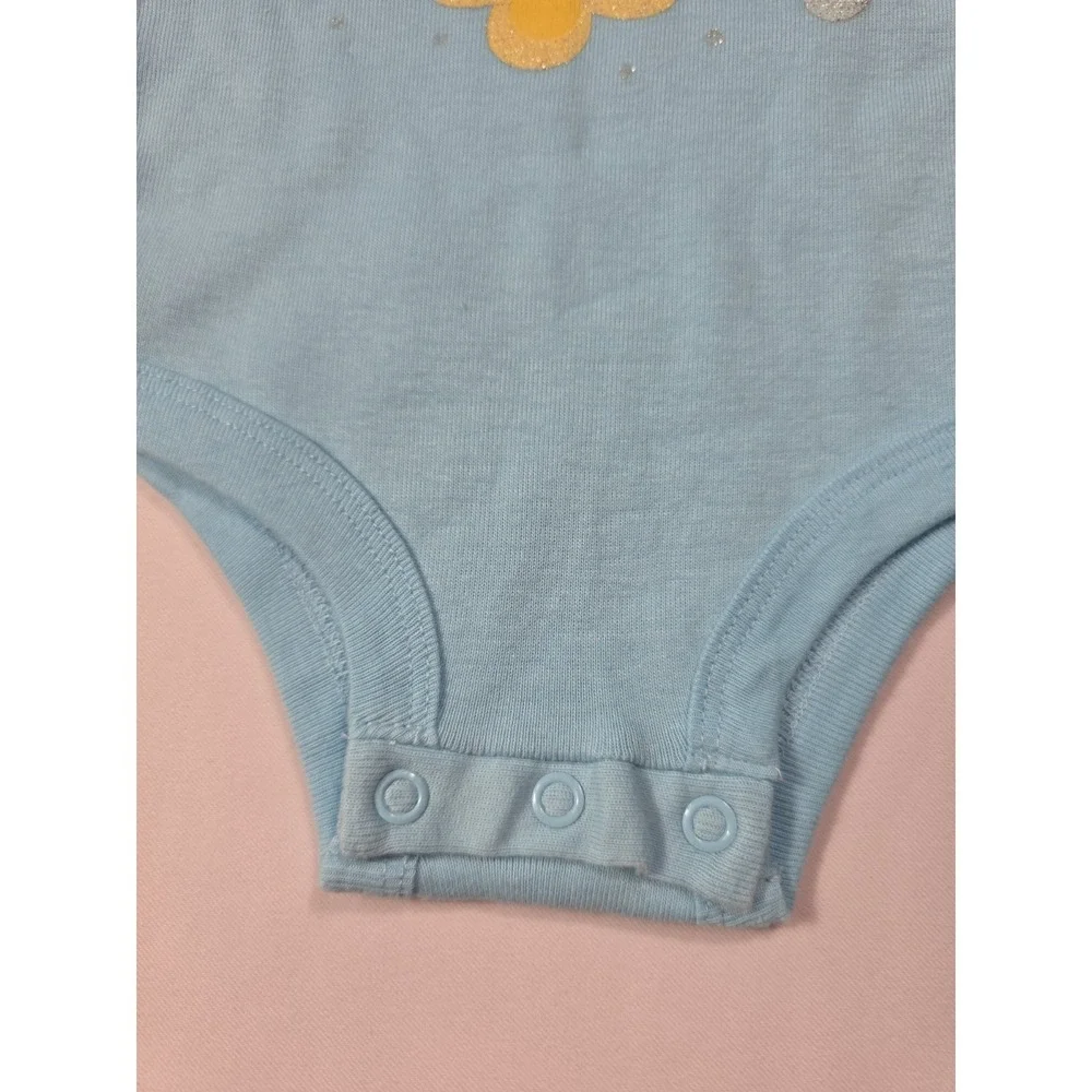 Vintage 90s Y2K Sprockets Baby Girls 2Pc Bodysuit Set 3/6M NWT